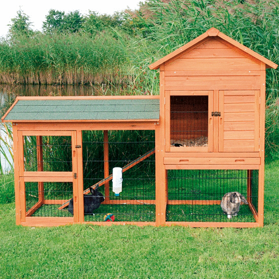 Wooden Rabbit Running House