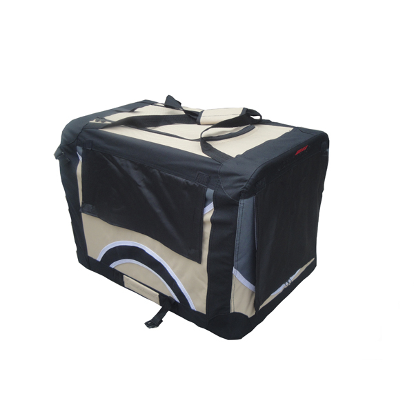 Portable Pet Dog Travel Carrier with durable steel frame