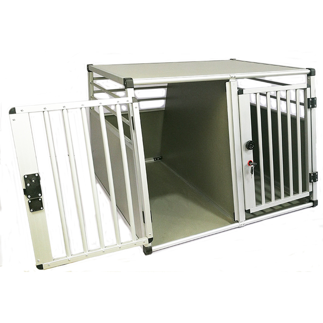 Aluminum Dog Car Cage and Trolley, Aluminum Dog Car Cage and Trolley